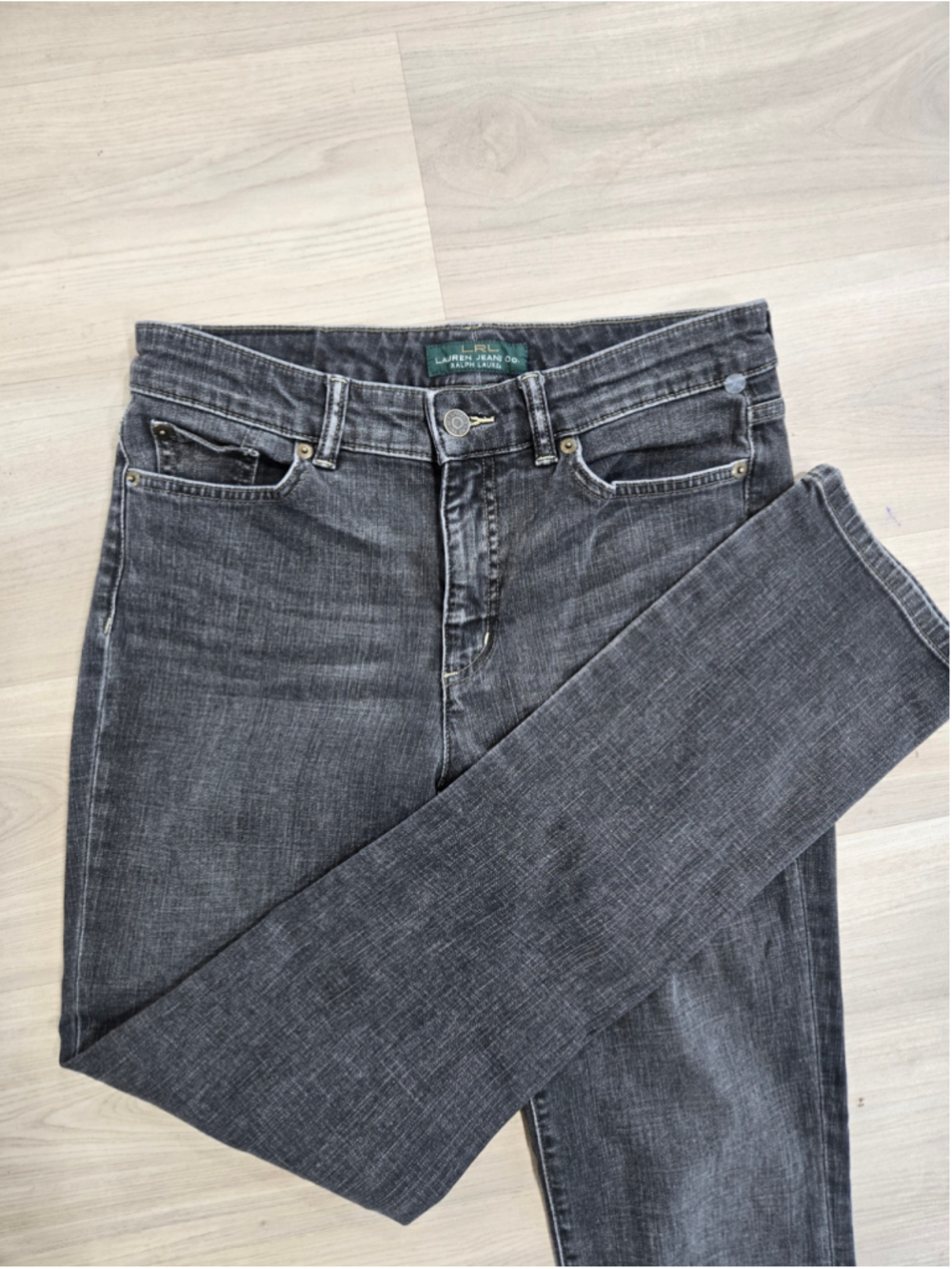 Women's Lauren Jeans Co. Ralph Lauren Black Jeans Size 6